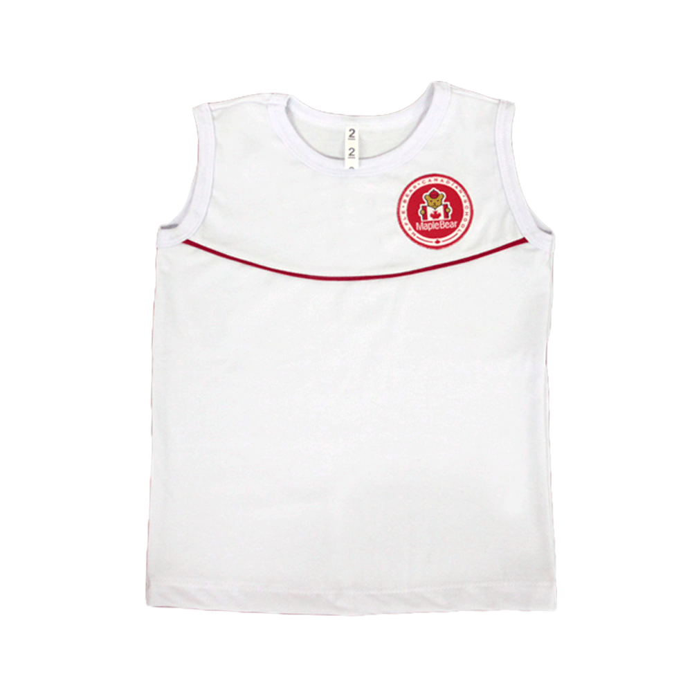 Camiseta Regata Branca E. Infantil