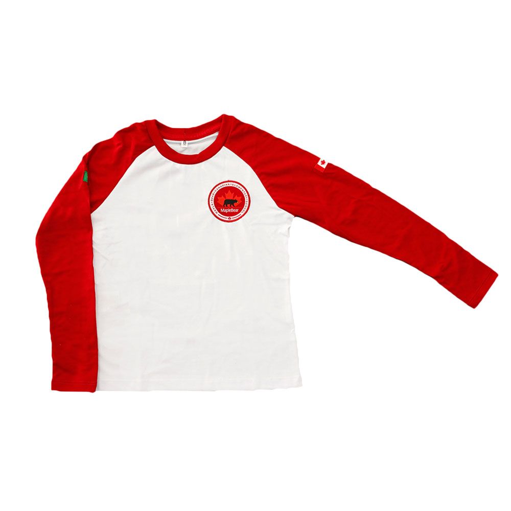 Camiseta Babylook Manga Longa Branca E. Fund. I e II